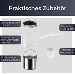 Eismaschine Kompakt 1.5L