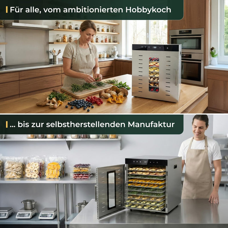KLAMER Dörrautomat Edelstahl 1000 – Bild 9