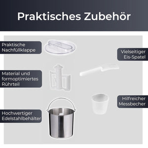 Eismaschine 3-in-1 mit 1.5L