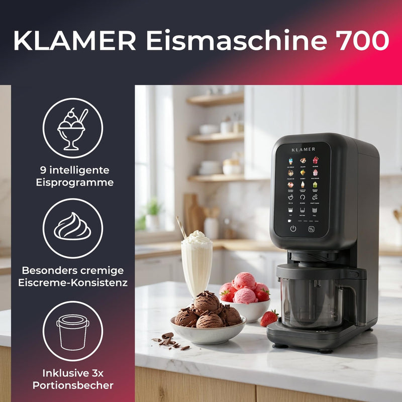 KLAMER Eismaschine Micro Püree – Bild 2