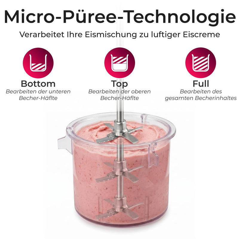 KLAMER Eismaschine Micro Püree – Bild 5