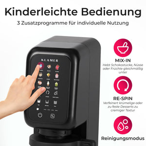 KLAMER Eismaschine Micro Püree – Bild 7