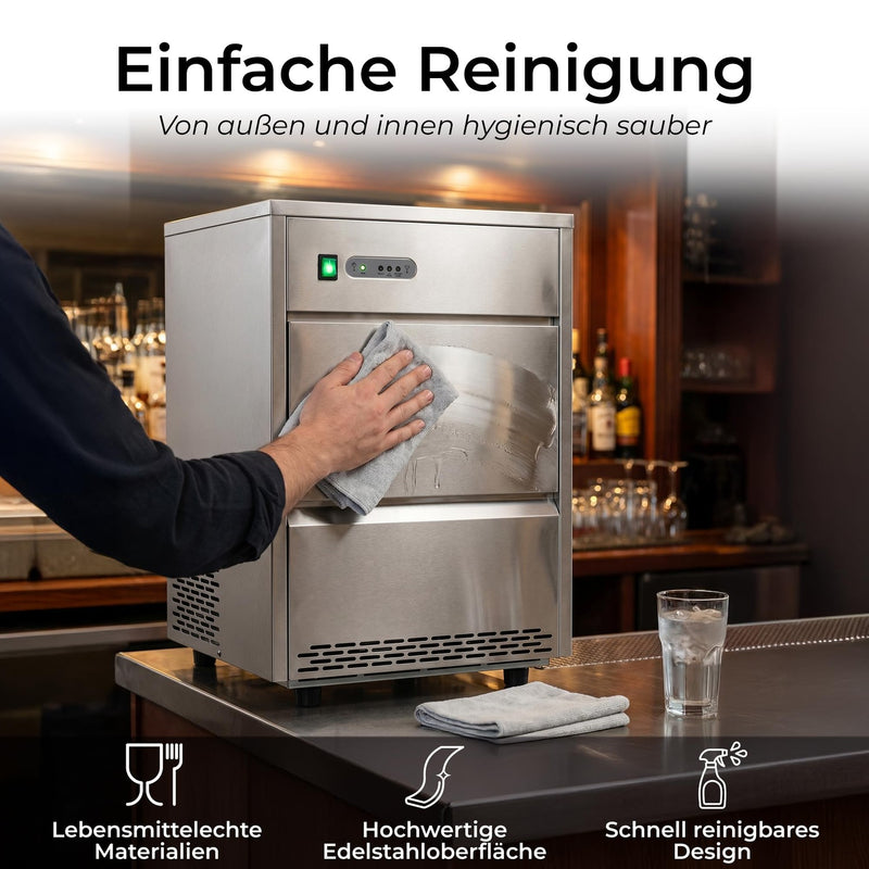 KLAMER Eiswürfelmaschine Gastro 26 kg/24h – Bild 5