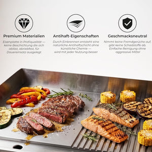 Elektrogrill Edelstahl 3000