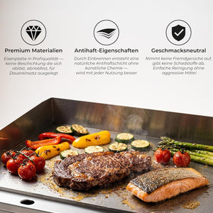 Elektrogrill Edelstahl 3000