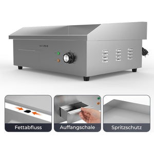 Elektrogrill Edelstahl 3000