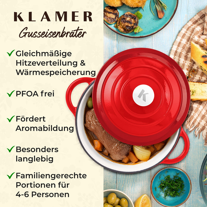 Gusseisen-Bräter