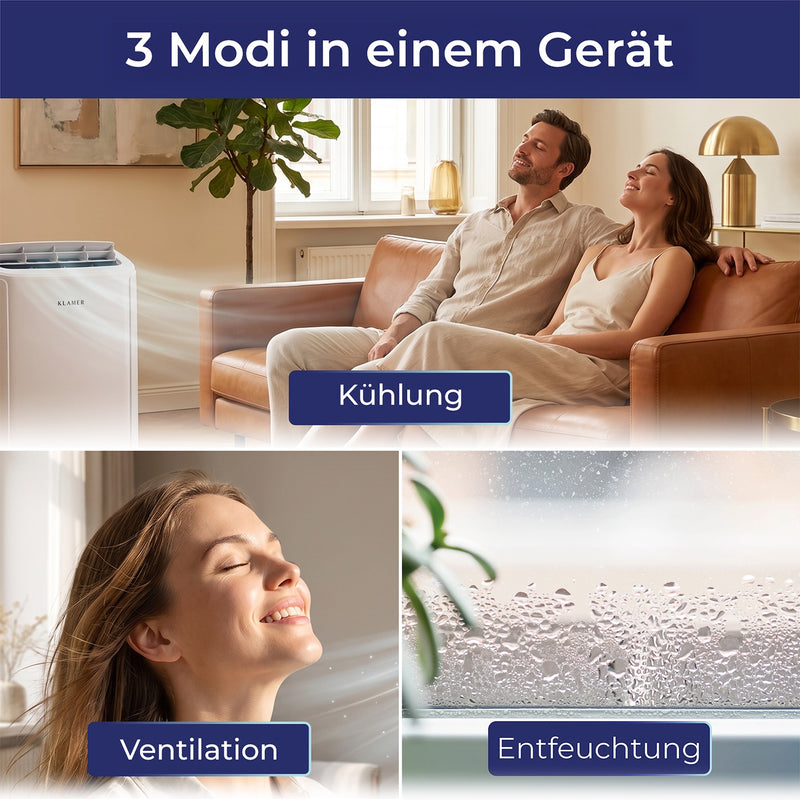 Mobile Klimaanlage mit Wifi