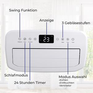Mobile Klimaanlage mit Wifi