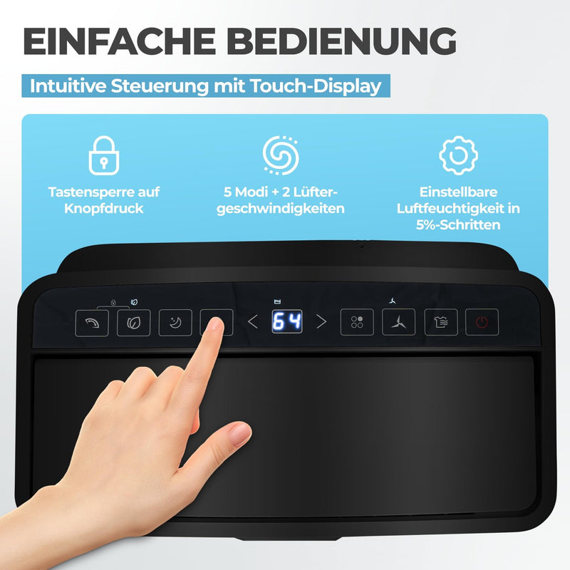 KLAMER Luftentfeuchter 20L (HEPA) – Bild 4