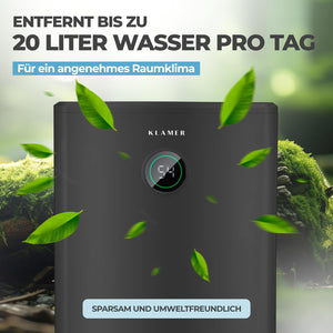 KLAMER Luftentfeuchter 20L (HEPA) – Bild 6