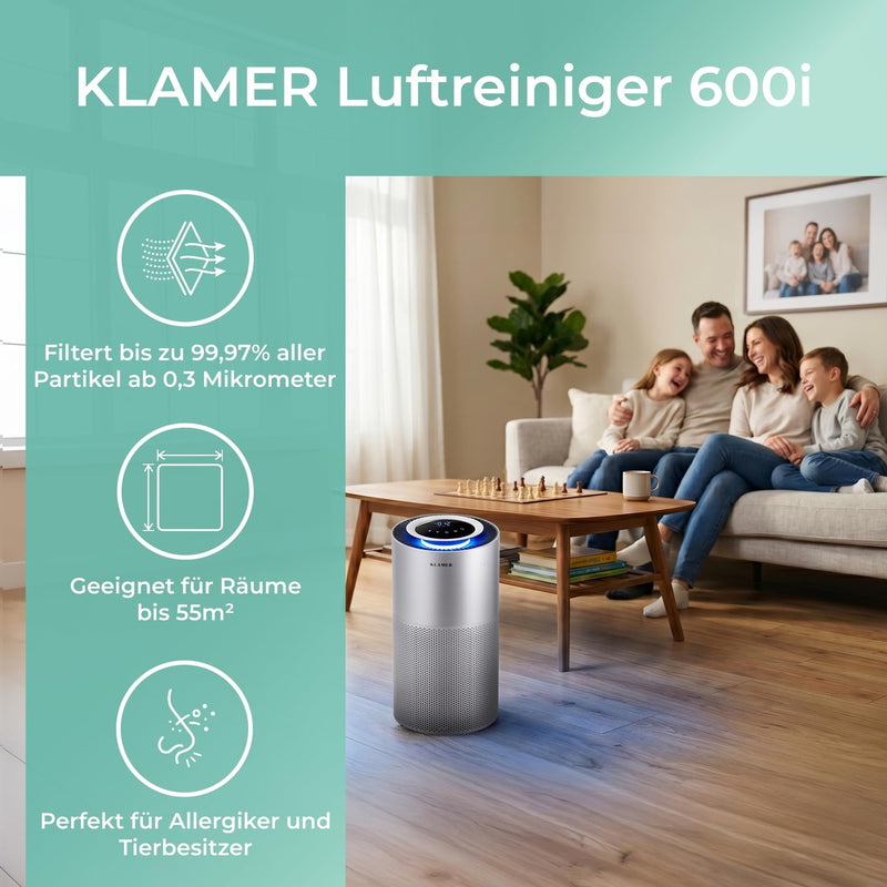 KLAMER Luftreiniger 600i – Bild 2