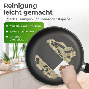 Profi Edelstahl-Bratpfanne 20cm