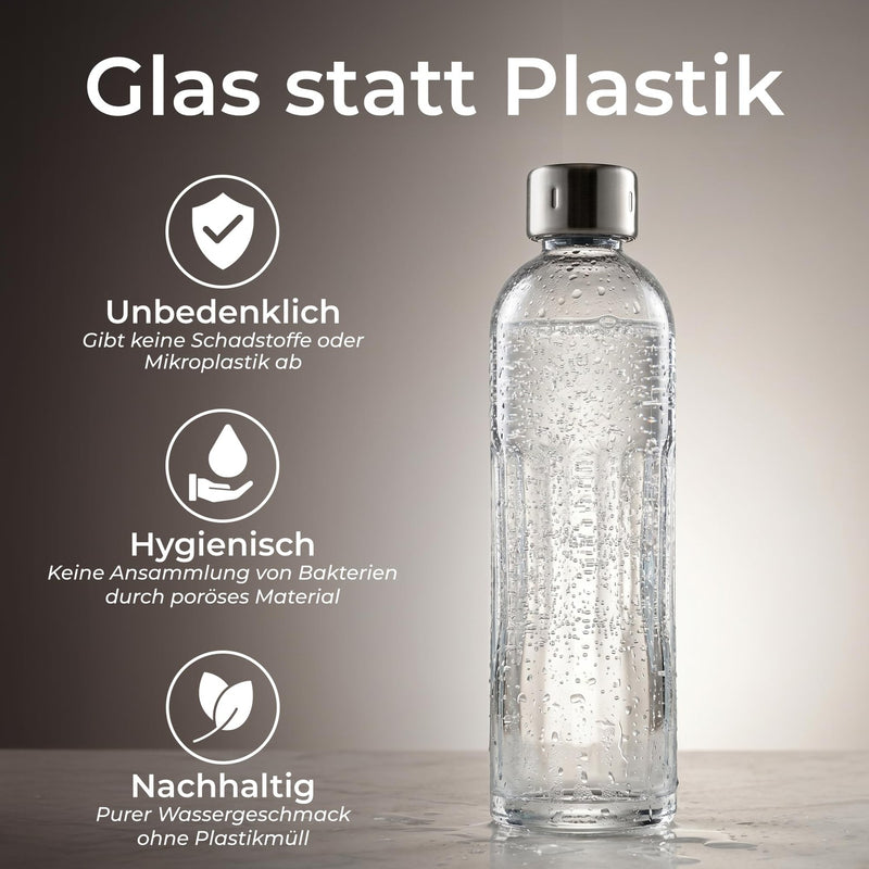 KLAMER Wassersprudler Edelstahl – Bild 5