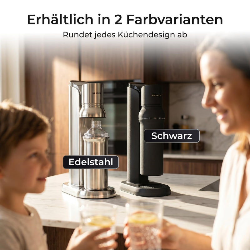 KLAMER Wassersprudler Edelstahl – Bild 8