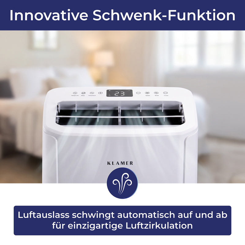 Mobile Klimaanlage mit Wifi