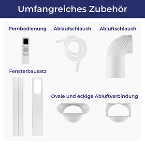 Mobile Klimaanlage mit Wifi