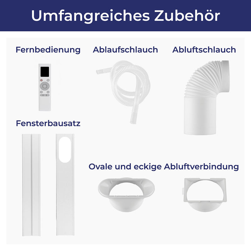 Mobile Klimaanlage mit Wifi