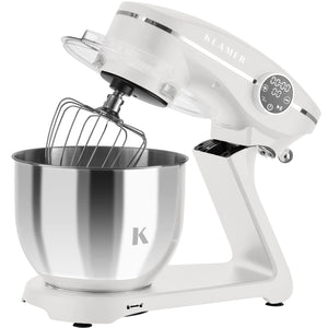 Küchenmaschine mit 1800 Watt Motor und 7,6 kg Fassungsvermögen, ideal für Großfamilien und vielseitige Zubereitung.