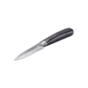 Damast Schälmesser 8.6cm with a sleek design, perfect for fruits, vegetables, and outdoor use.